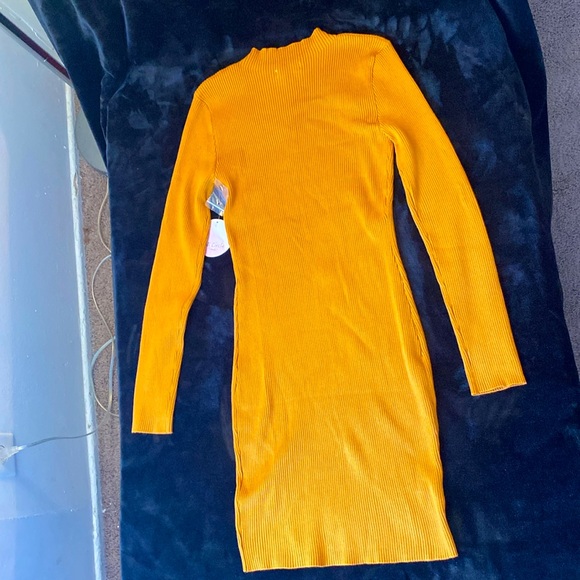 Mini Ribbed Bodycon Dress - Picture 6 of 6